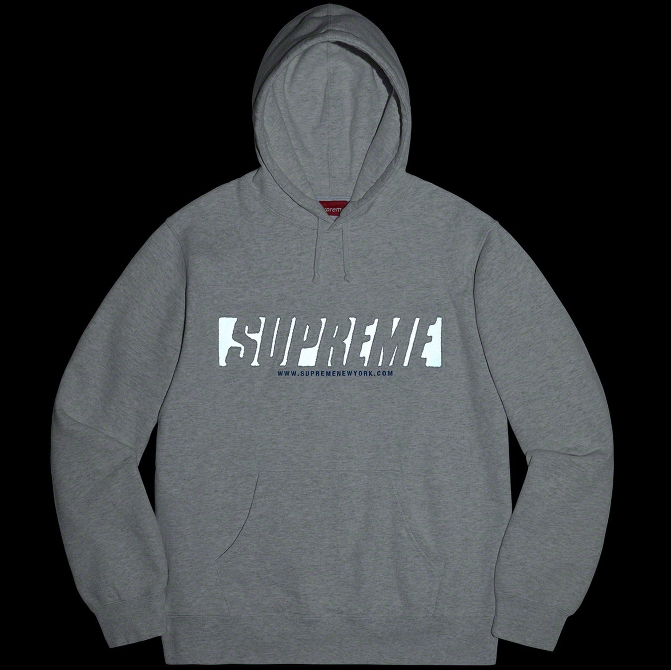 Reflective Cutout Hooded Sweatshirt view 6